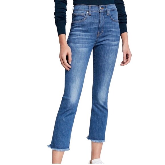 Veronica Beard Denim - Veronica Beard Carly Kick Flare High Rise Jeans in Sunset Size 24/00